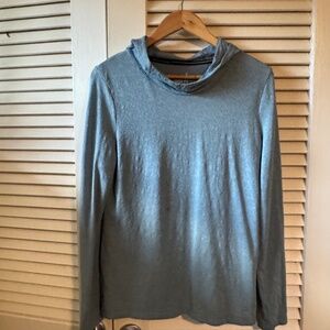 Smartwool Women’s Merino 150 Lace Hoodie — Size M — Steel Blue